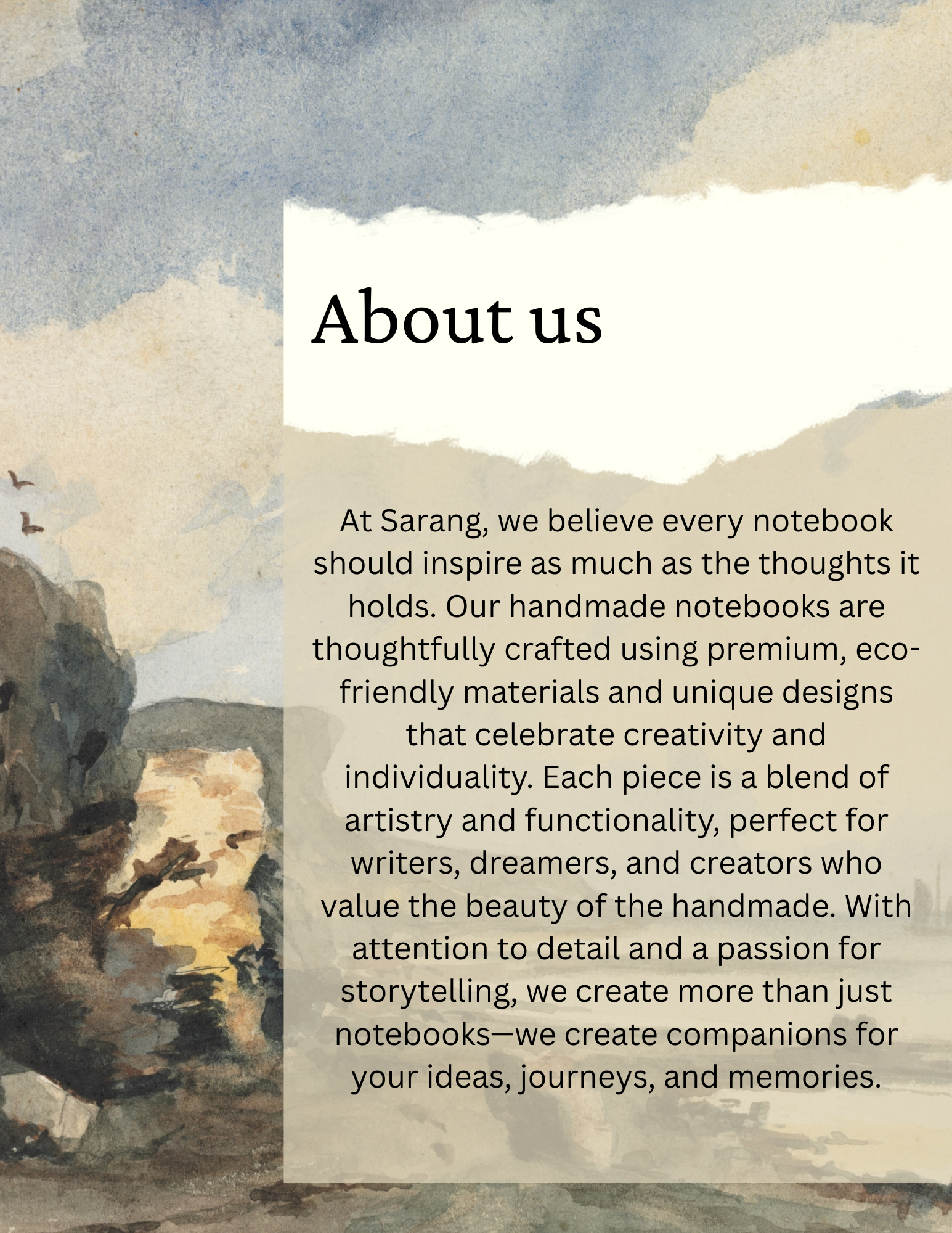 About SarangCrafts Banner