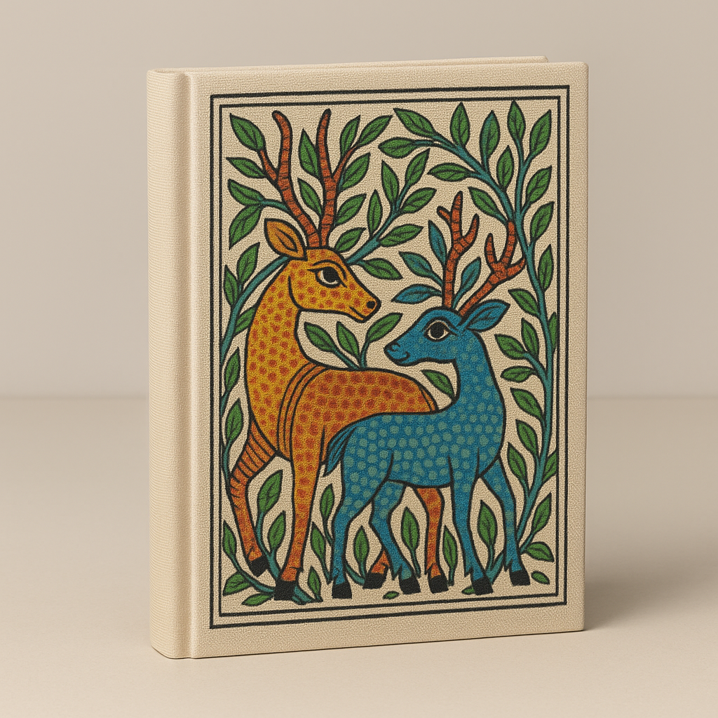 Handmade Notebook - Gond Art
