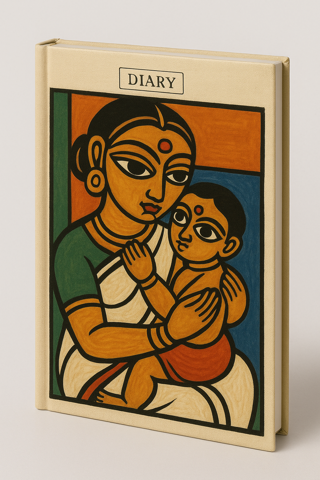 Handmade Notebook - Jamini Roy Art